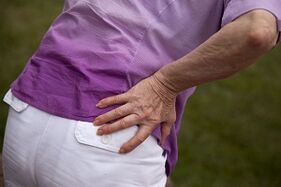 Hip joint pain with arthrosis